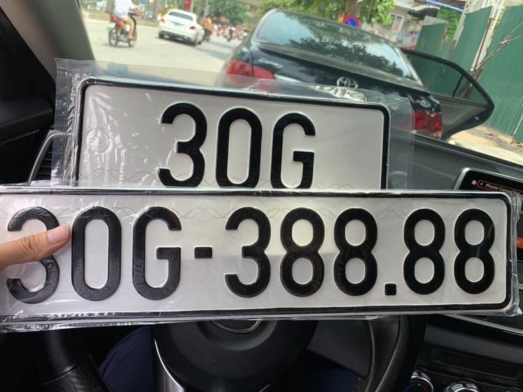 Chi phí cấp và làm biển số xe